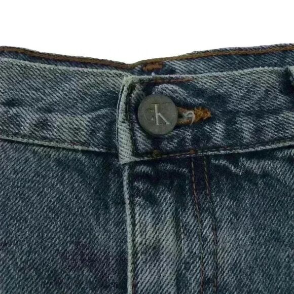 Calvin Klein Jeans Mini Skirt Medium Wash Size 10 - Picture 5 of 7